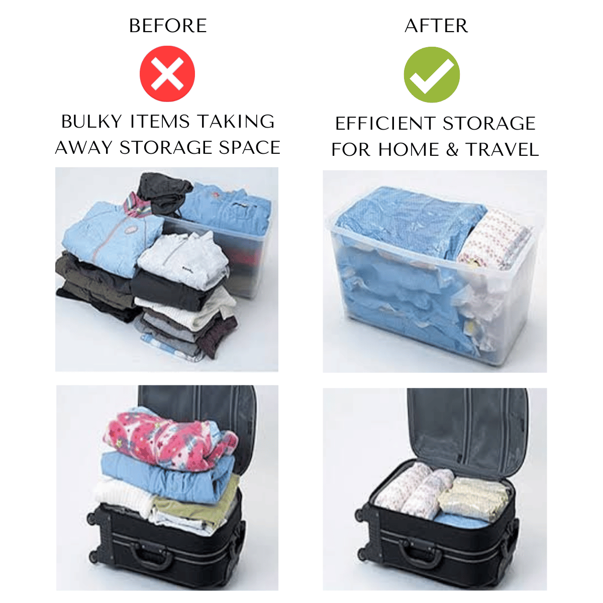 Results for vacuum storage bags