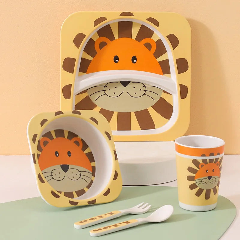 Natural Bamboo Toddler Feeding Set