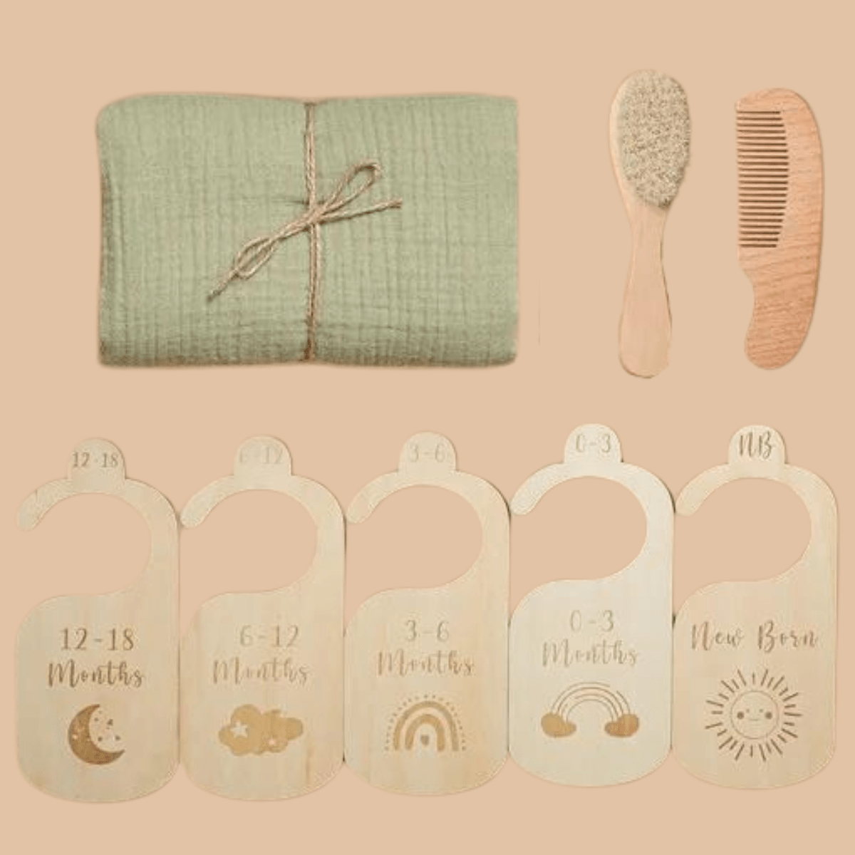 Baby Comb & Hanger Set - Skaldo & Malin