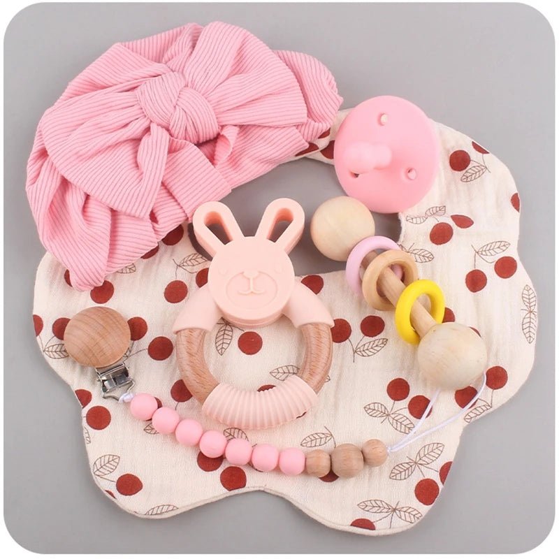 Baby Girl Bow & Teething Set - Skaldo & Malin