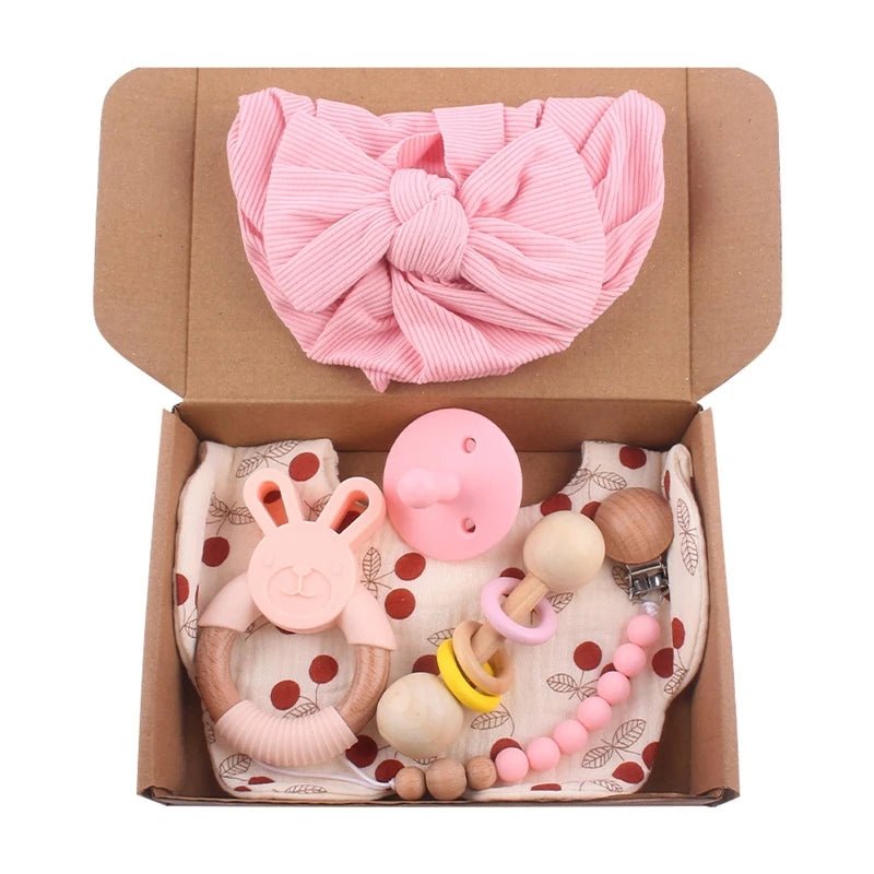 Baby Girl Bow & Teething Set - Skaldo & Malin