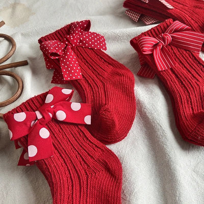 Baby Girl Soft Christmas Socks 0 - 5 Years - Skaldo & Malin