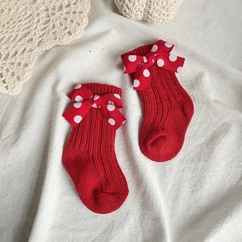 Baby Girl Soft Christmas Socks 0 - 5 Years - Skaldo & Malin