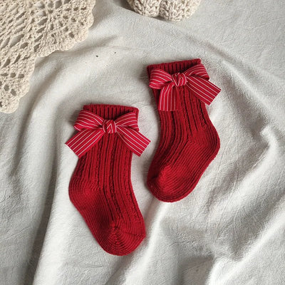 Baby Girl Soft Christmas Socks 0 - 5 Years - Skaldo & Malin