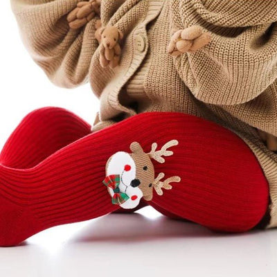 Christmas Soft Cotton Red Stockings 0 - 6 Years - Skaldo & Malin