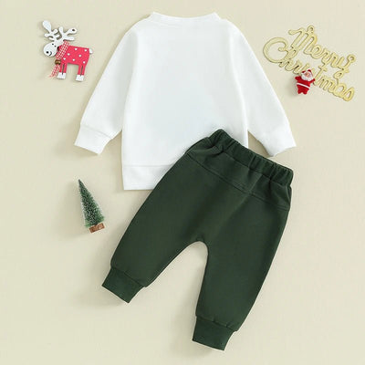 Christmas Tree Long Sleeve & Pants Set Baby Toddler 6 - 36 Months - Skaldo & Malin