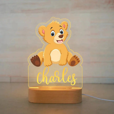 Custom Animal Night Light - Skaldo & Malin