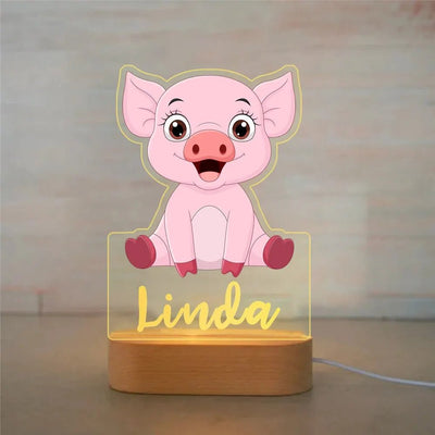 Custom Animal Night Light - Skaldo & Malin