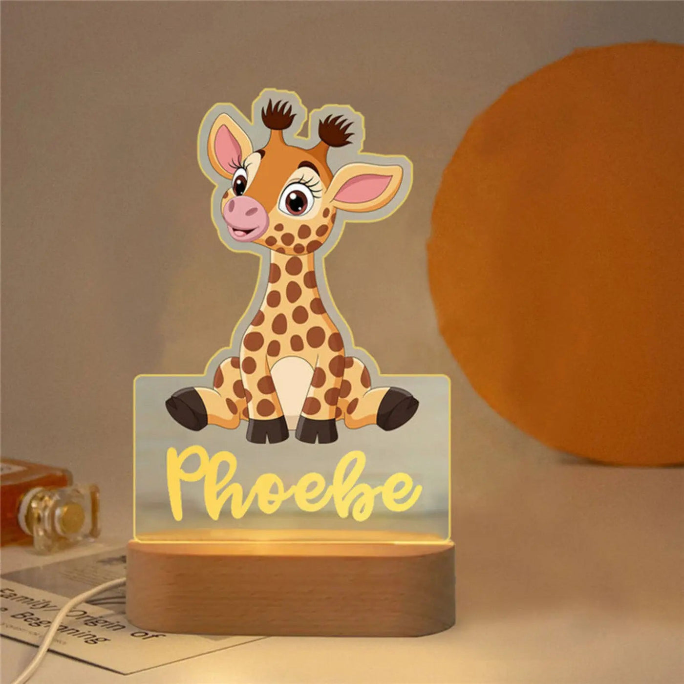 Custom Animal Night Light - Skaldo & Malin