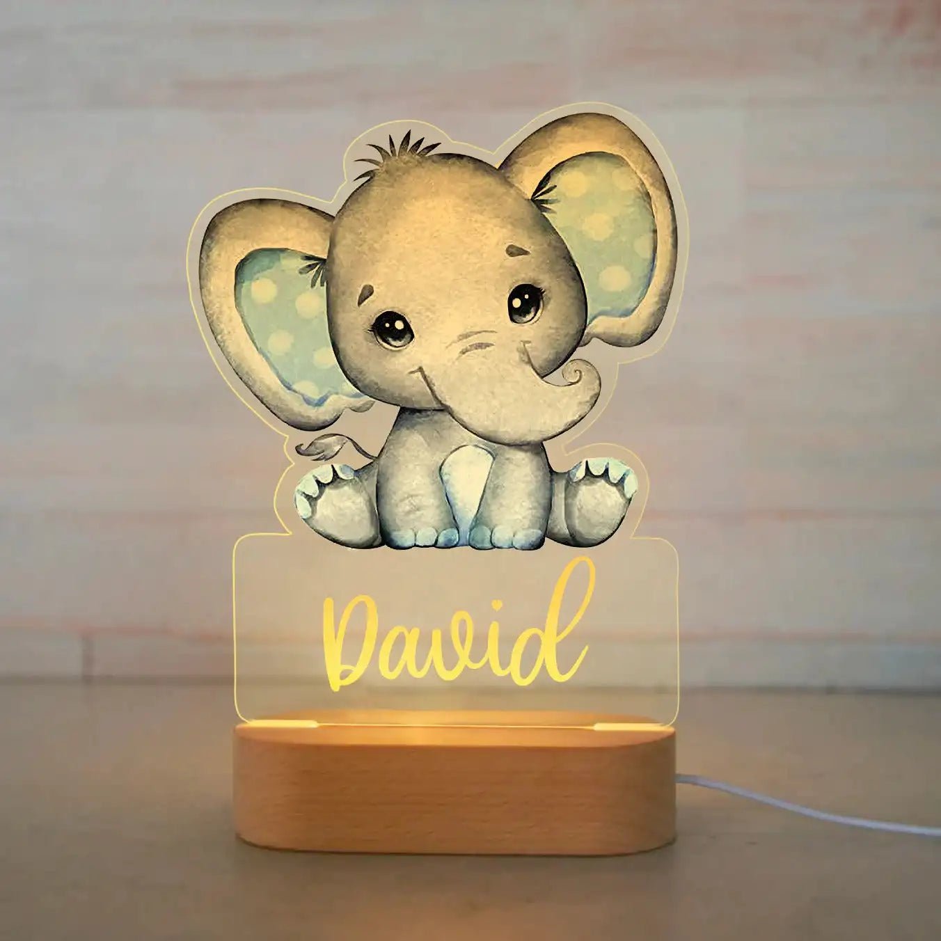 Custom Animal Night Light - Skaldo & Malin