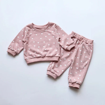 Hearts Sweater & Pants Set - Skaldo & Malin