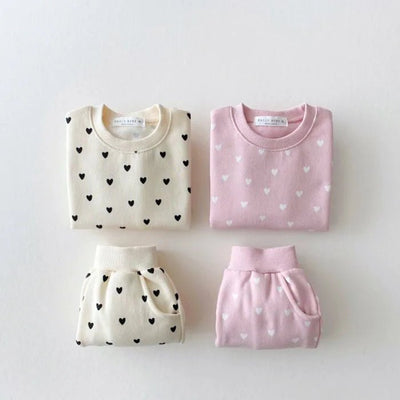 Hearts Sweater & Pants Set - Skaldo & Malin