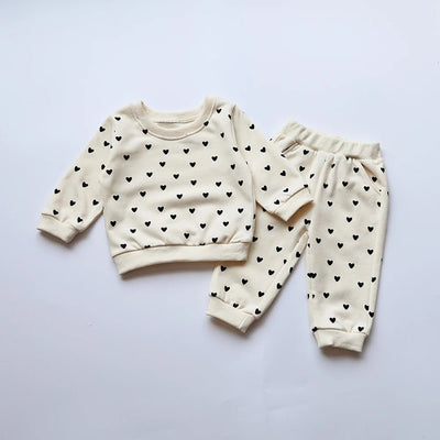 Hearts Sweater & Pants Set - Skaldo & Malin