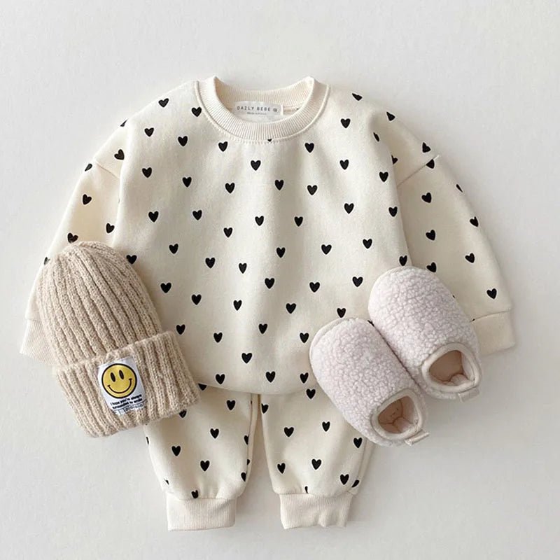 Hearts Sweater & Pants Set - Skaldo & Malin