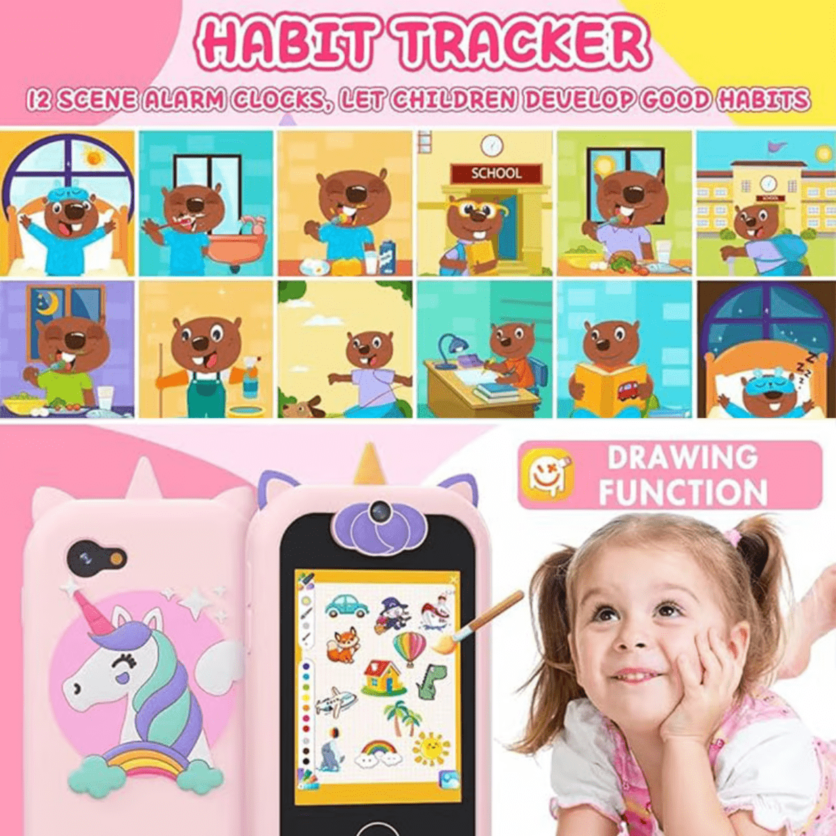 Kids Educational Smart Phone - 🎉 50% Off TODAY - Skaldo & Malin