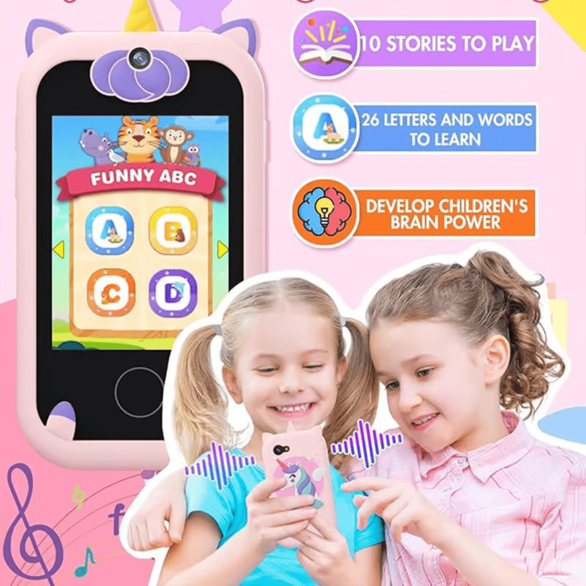 Kids Educational Smart Phone - 🎉 50% Off TODAY - Skaldo & Malin