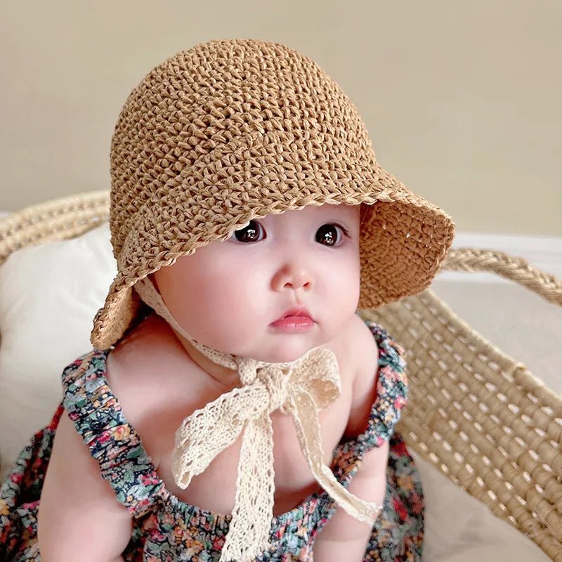 Knitted Lace Bow Hat 6 - 48 Months - Skaldo & Malin
