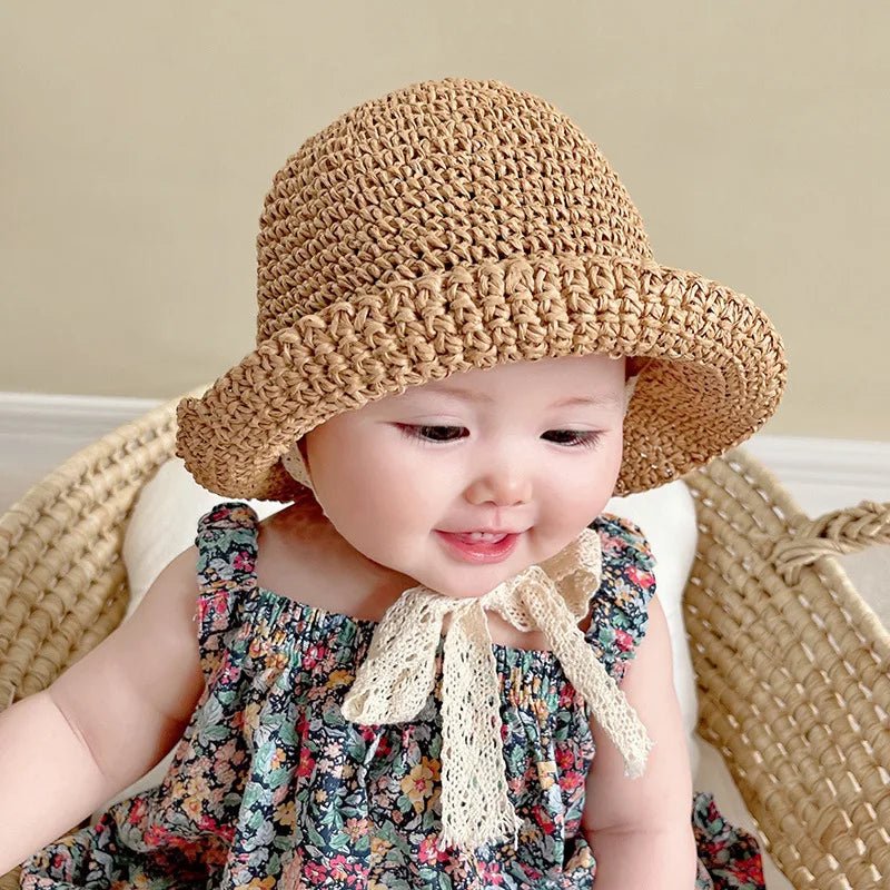 Knitted Lace Bow Hat 6 - 48 Months - Skaldo & Malin
