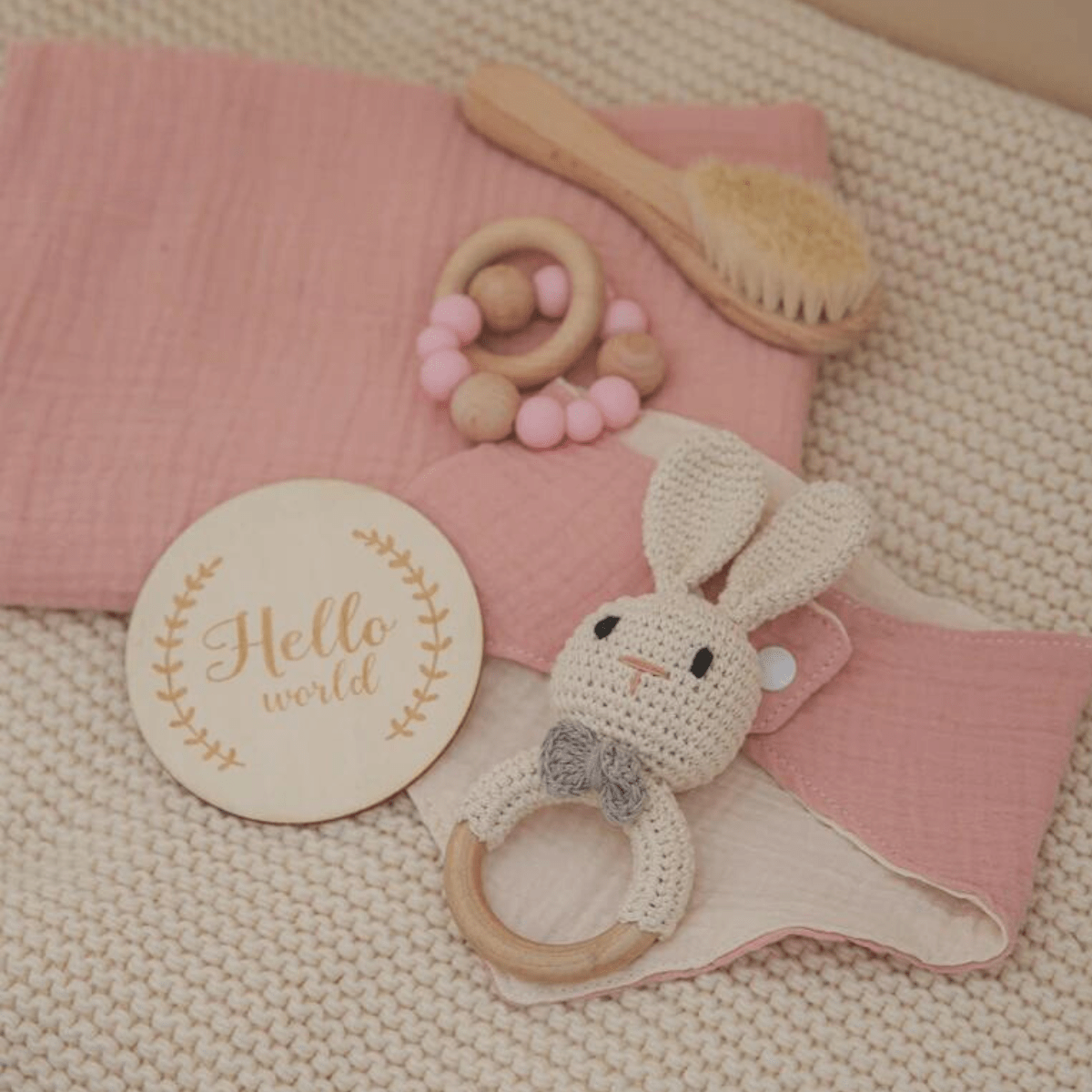 Newborn Hello Disc & Bath Set - Skaldo & Malin