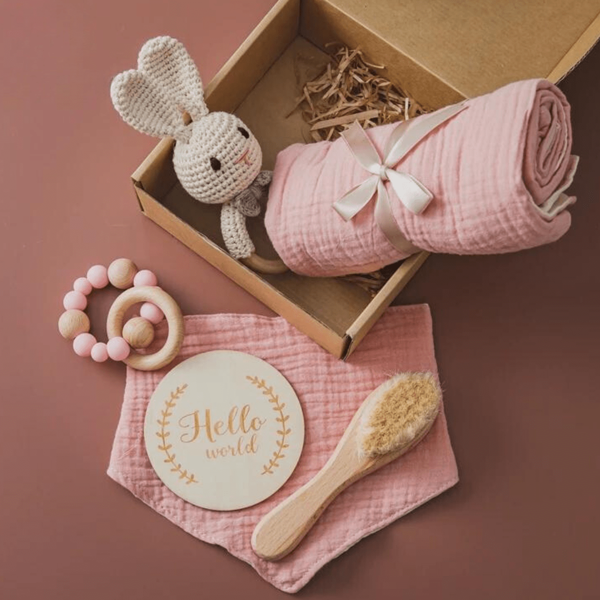 Newborn Hello Disc & Bath Set - Skaldo & Malin