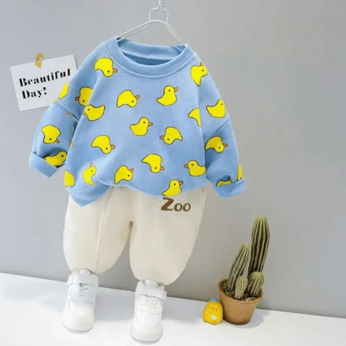 Cotton Long Sleeve & Pants Set 3-48 Months - Skaldo & Malin