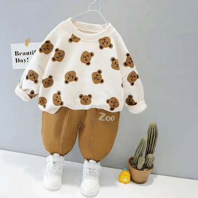 Cotton Long Sleeve & Pants Set 3-48 Months - Skaldo & Malin