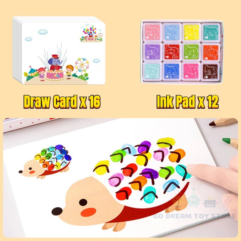 Creative Finger Painting Set - Skaldo & Malin