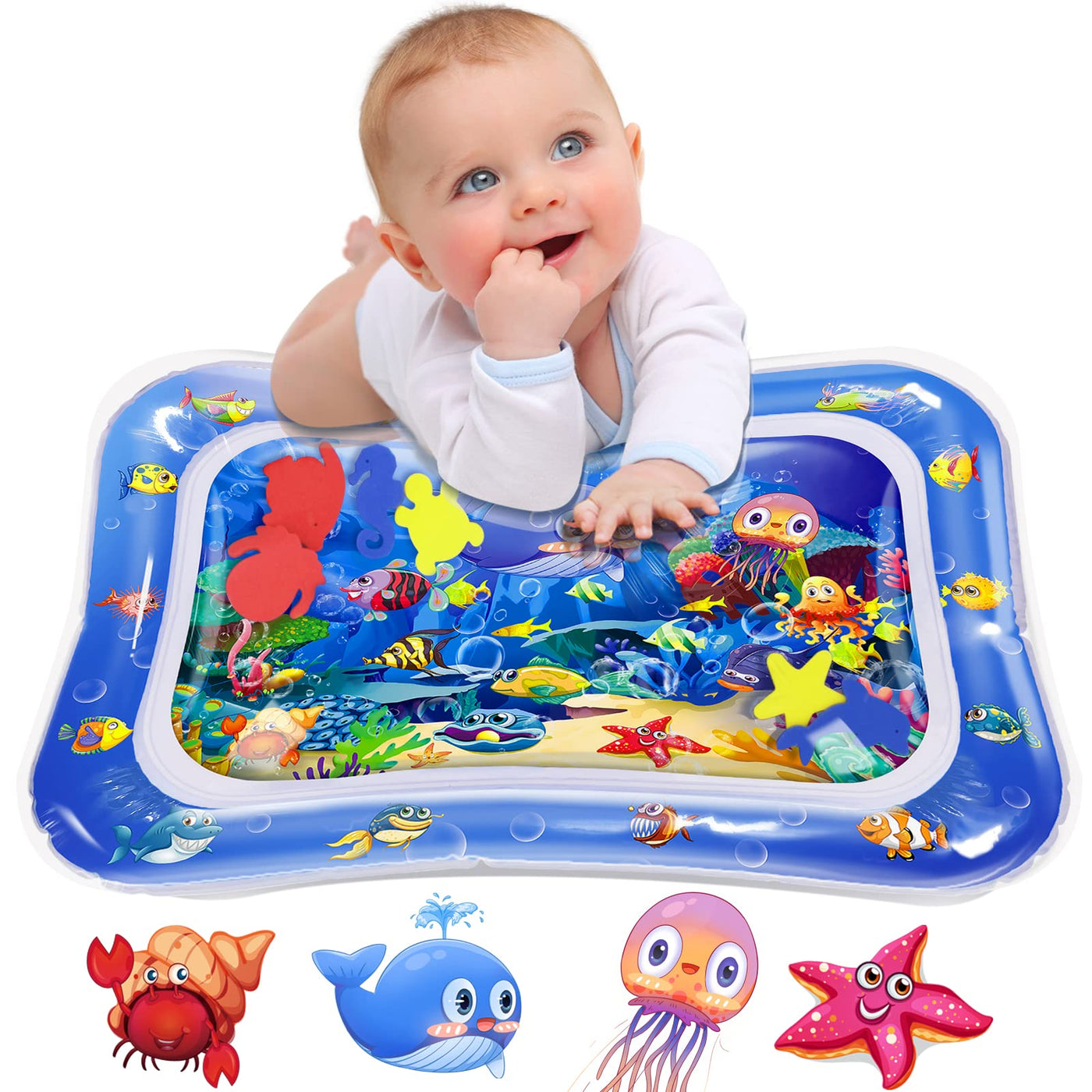 Olivia Cold & Warm Water Tummy Time Mat - 🎉 Buy 1 Get 1 Free