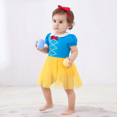 Princess Dress & Headband Set Halloween Christmas Baby Toddler 3-24 Months - Skaldo & Malin