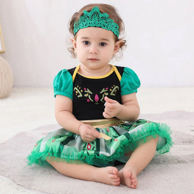 Princess Dress & Headband Set Halloween Christmas Baby Toddler 3-24 Months - Skaldo & Malin