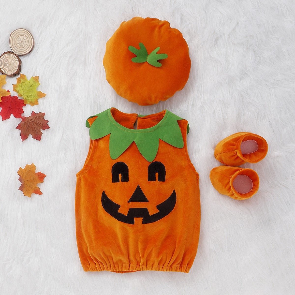 Pumpkin Costume Halloween Baby Toddler 6-24 Months - Skaldo & Malin