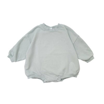 Theo Baby Sweatshirt Romper - Skaldo & Malin