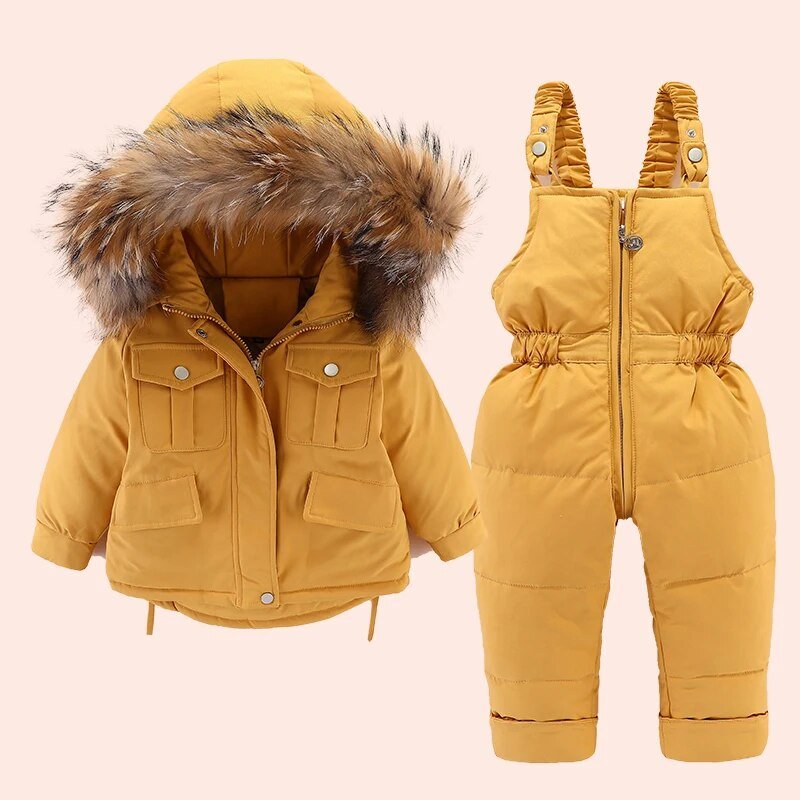 Winter Hooded Jacket And Jumper Snowsuit Set Kid Toddler 1-4 Years - Skaldo & Malin